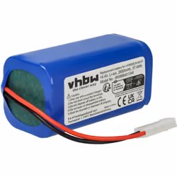 vhbw - the clever way - Batteria ricaricabile di ricambio, compatibile e di alta qualità, ad alta capacità, per robot aspirap ...