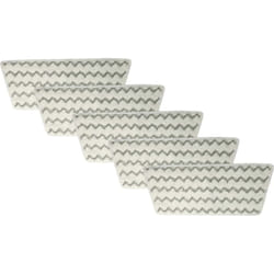 Vhbw - 5x panno sostituisce Vileda 161717 per scopa a vapore - microfibra, bianco / grigio
