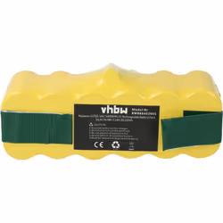 vhbw - the clever way - Batteria ricaricabile di ricambio, compatibile e di alta qualità, ad alta capacità, per robot aspirap ...