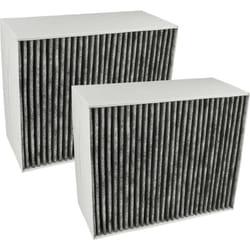 2x filtro a carboni attivi compatibile con Siemens LZ56500/01, LZ56500(00), LZ56300(00), LZ56200(00) cappe aspiranti - 22,7 x 18,9 x 10 cm - Vhbw