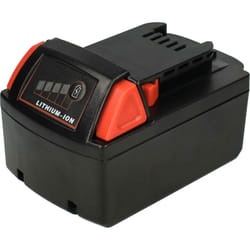 Extensilo - batteria compatibile con Milwaukee M18 bmt, BMT-0, BMT-421C, bp, BP-0, BP-402C, bpd attrezzo da lavoro (5000 mAh, Li-Ion, 18 v)