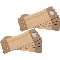 Vhbw - 10x turbo-filtro sostituisce Makita 193293-7 per levigatrice - Sacchetto in carta per polvere (set)