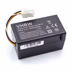 vhbw - the clever way - Batteria ricaricabile di ricambio, compatibile e di alta qualità, ad alta capacità, per robot aspirap ...