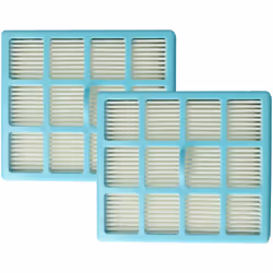 vhbw - the clever way Set di 2x filtro HEPA per aspirapolvere, robot aspirapolvere, lavapavimenti o aspirapolvere multiuso - ...