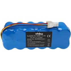 Vhbw - batteria compatibile con Samsung Navibot SR8855, SR8857, SR8875, SR8877, SR8895, SR8895 Silencio, SR8896 home cleaner (2500mAh, 14,4V, NiMH)