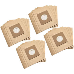 20x sacchetto compatibile con Rowenta City Space, Compacteo Ergo, Compacteo aspirapolvere - carta, 17,7cm x 17,5cm color sabbia - Vhbw