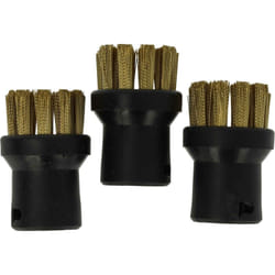 Vhbw - 3x spazzola rotonda compatibile con Kärcher sc 5, sc 5.850 c, sc 5 EasyFix, sc 5.800 cb, sc 5.800 c pulitore a vapore - Spazzola a vapore