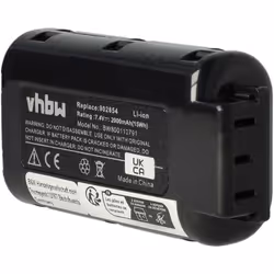 vhbw - the clever way - Batteria ricaricabile di ricambio, compatibile e di alta qualità, ad alta capacità, per strumenti da ...