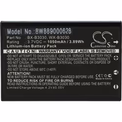 vhbw - the clever way - Batteria ricaricabile di ricambio, compatibile e di alta qualità, ad alta capacità, per microfono (Pu ...