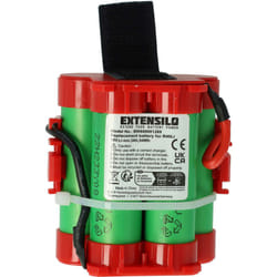 Extensilo - batteria compatibile con Flymo Robotic Lawn Mower 1200R 2016, 2017, 2018 tagliaerba, robot tagliaerba (3000mAh, 18V, Li-Ion)