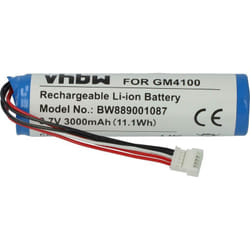 Vhbw - batteria sostituisce Datalogic BT-8, RBP-4000, 128000894 per lettore di codici a barre, pos (3000mAh, 3,7V, Li-Ion)
