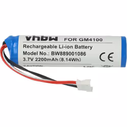 vhbw - the clever way - Batteria ricaricabile di ricambio, compatibile e di alta qualità, ad alta capacità, per lettore di co ...
