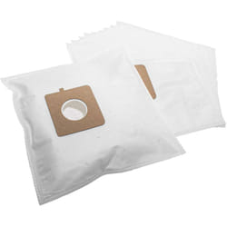 10x sacchetto compatibile con goldstar Turbo 2700, 2800, 2900, 3000, 4000 aspirapolvere- microfibra, 30,5cm x 17cm Bianco - Vhbw