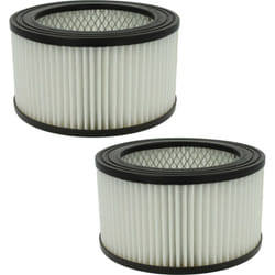 2x filtro compatibile con Vigor 600W, 1200W, 99400-45/3, 800W, aspir-el inox lt 15 aspiracenere - Filtro hepa - Vhbw