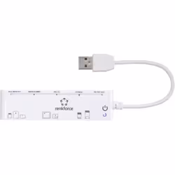 Renkforce CR45e lettore di schede USB Bianco