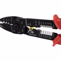 Toolcraft PLC-4131 Crimpatrice Nero, Rosso - Vista aggiuntiva 8