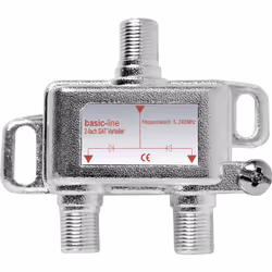 Renkforce RF-4416218, Splitter per cavo, 5 - 2200 MHz, Argento, Femmina