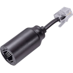 Renkforce - Adattatore per cavo [1 spina RJ10 4p4c – 1 presa RJ10 4p4c] 3.00 cm nero