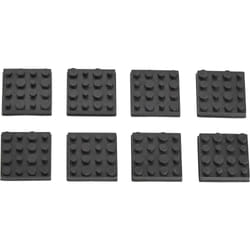 Renkforce RF-4491740 copertura per spostamenti e insonorizzazione Nero Gomma 1 cm 8 pz
