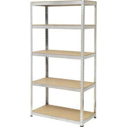2265279 Scaffale per carichi pesanti 265 kg (l x a x p) 900 x 1800 x 450 mm Metallo, mdf opaco Zinco, Argento - Toolcraft