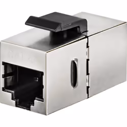 Renkforce RF-4531574, Piatto, Acciaio inox, RJ-45, RJ-45, Femmina, Femmina