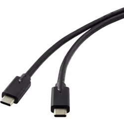 Renkforce RF-4531576, 2 m, USB C, USB C, USB 3.2 Gen 2 (3.1 Gen 2), 20 Gbit/s, Nero