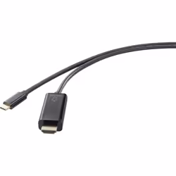 Renkforce RF-4531592, 1,8 m, USB tipo-C, HDMI, Maschio, Maschio, Dritto