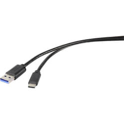 Renkforce RF-4535908 cavo USB USB 3.2 Gen 1 (3.1 Gen 1) 3 m USB A USB C Nero