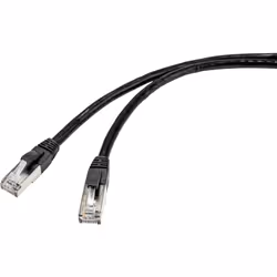Renkforce RF-4538212, 40 m, Cat6a, S/FTP (S-STP), RJ-45, RJ-45, Nero