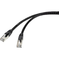 Renkforce RF-4538212 cavo di rete Nero 40 m Cat6a S/FTP (S-STP)
