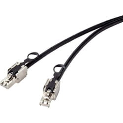 Renkforce RF-4538220 cavo di rete Nero 20 m Cat6a S/FTP (S-STP)