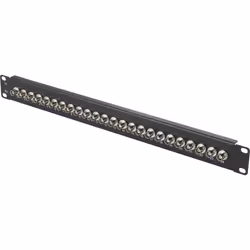 Renkforce RF-4541184, BNC, Nero, Montaggio a rack, 1U, 482,6 mm, 44,5 mm