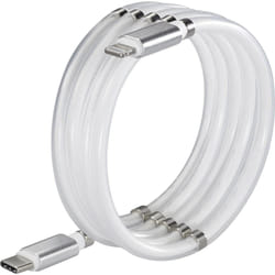 Renkforce TO-6886779 cavo per cellulare Bianco 1 m USB C Lightning