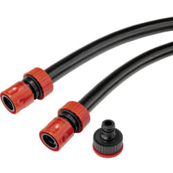 TOOLCRAFT TO-6897057 19 mm 3/4 pollici 1 pz. Nero Tubo da giardino 40 m