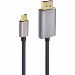 Renkforce RF-4600984 cavo e adattatore video 1 m DisplayPort USB tipo-C Nero