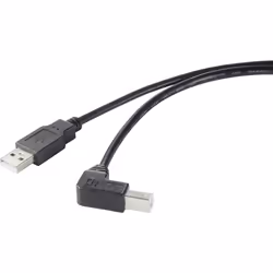 Renkforce RF-4613068, 0,5 m, USB A, USB B, USB 2.0, 0,48 Gbit/s, Nero