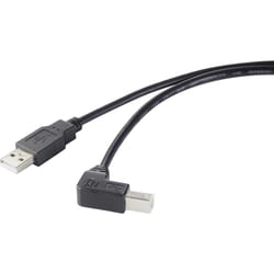 Renkforce RF-4613068 cavo USB USB 2.0 0,5 m USB A USB B Nero