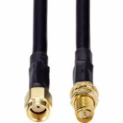 SpeaKa Professional SP-9226156 cavo coassiale RG-58/U 1 m RP-SMA Nero