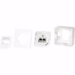 Renkforce RF-4697900 presa energia RJ-45 Bianco
