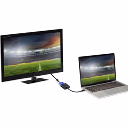 Renkforce RF-4679564 cavo e adattatore video 0,1 m USB tipo-C VGA (D-Sub) Nero - Vista aggiuntiva 4