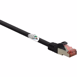 Renkforce RF-4737374, 0,15 m, Cat6, S/FTP (S-STP), RJ-45, RJ-45, Nero
