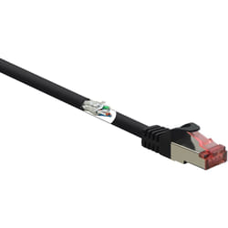 Renkforce RF-4737374 cavo di rete Nero 0,15 m Cat6 S/FTP (S-STP)