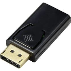 Renkforce RF-4746622 adattatore per inversione del genere dei cavi DisplayPort HDMI Nero