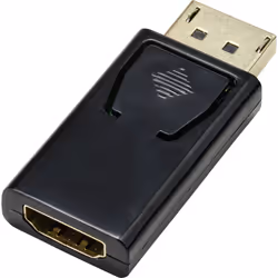 Renkforce RF-4746622 adattatore per inversione del genere dei cavi DisplayPort HDMI Nero