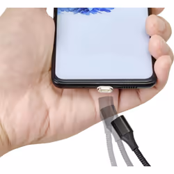 Renkforce RF-4746074 cavo USB USB 2.0 1 m USB A Micro-USB B Nero