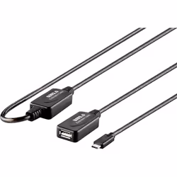 Renkforce RF-4752800, 7,5 m, USB A, USB C, USB 2.0, 0,48 Gbit/s, Nero