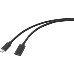 Renkforce RF-4755220 cavo USB USB 3.2 Gen 2 (3.1 Gen 2) 1 m USB C Nero