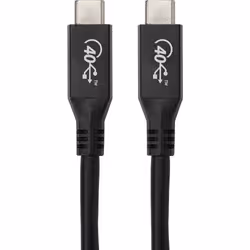 Renkforce RF-4870098 cavo USB USB4 Gen 2x2 0,8 m USB C Nero - Vista aggiuntiva 2