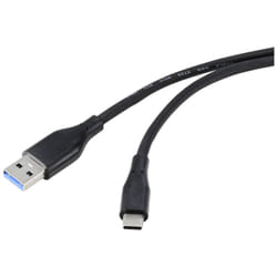 Renkforce RF-4995176 cavo USB USB 3.2 Gen 1 (3.1 Gen 1) 2 m USB A USB C Nero