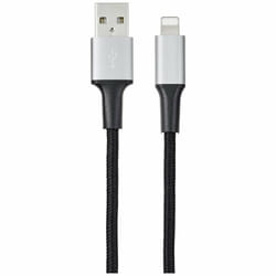 Renkforce RF-4995184 cavo Lightning 2 m Nero, Argento